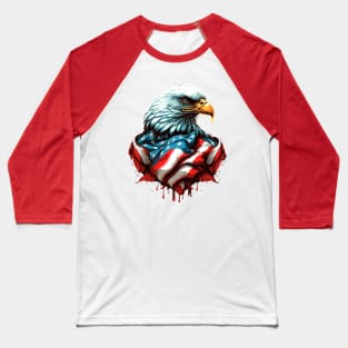 American Eagle Flag Baseball T-Shirt